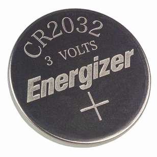Náhradní Li-baterie, typ CR 2032